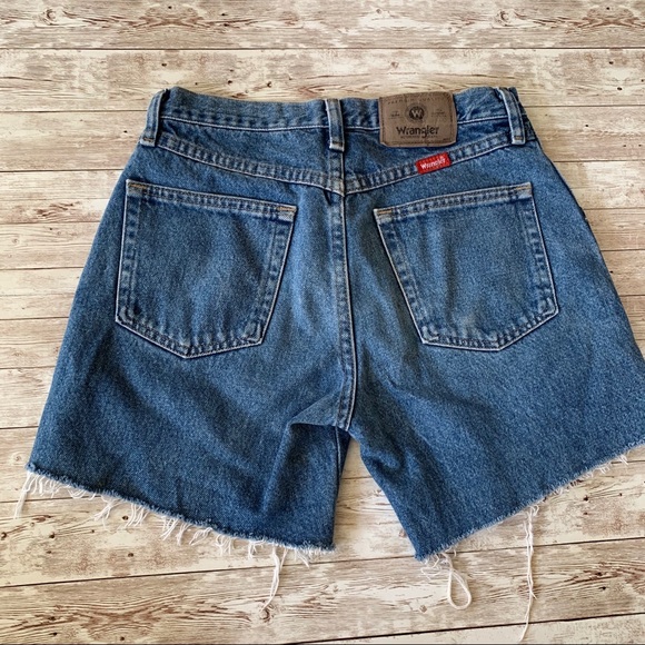 Wrangler Pants - Wrangler Vintage Look Denim High Rise Mom Shorts